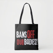Tote Bag Interdit Nos Corps Pro-Choice (Devant)