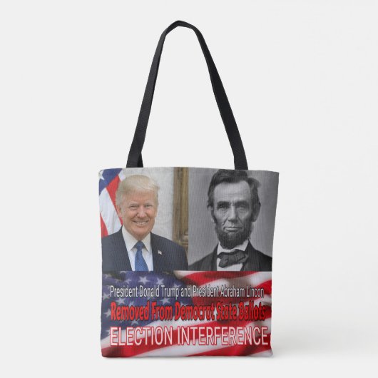 Tote Bag Interférence électorale (Dos)