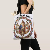 Tote Bag International Unity Flame with World Flags Emblem  (De près)