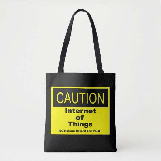 Tote Bag Internet des objets IoT Avertissement Signal d'ave (Devant)