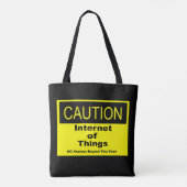 Tote Bag Internet des objets IoT Avertissement Signal d'ave (Dos)