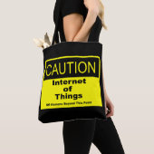 Tote Bag Internet des objets IoT Avertissement Signal d'ave (De près)