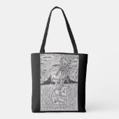 Tote Bag Invasion extraterrestre, ou, L'ensemencement (Dos)