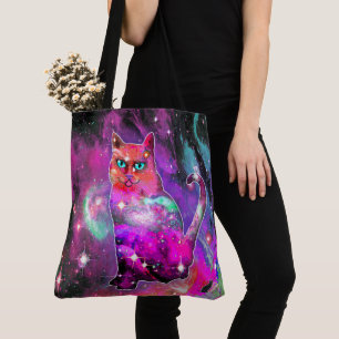 Tote Bag Iota de chat cosmique