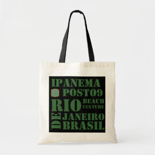 Tote Bag ipanema, posto 9, culture de plage