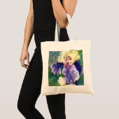Tote Bag Iris barbu géant (Devant (produit))