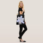 Tote Bag Iris blanc (Sur le modèle)