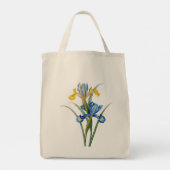 Tote Bag Iris d'Espagne par Pierre-Joseph Redouté (Dos)