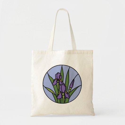 Tote Bag Iris en verre coloré (Devant)