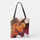 Tote Bag Iris noir - édition du feu (Dos)