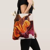 Tote Bag Iris noir - édition du feu (De près)