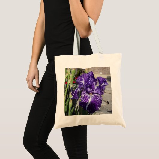 Tote Bag Iris pourpre (Devant (produit))