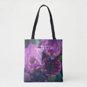Tote Bag Iris pourpre après pluie (Devant)