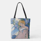 Tote Bag Iris (Quatre Fleurs), Alphonse Mucha (Dos)
