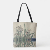 Tote Bag Iris vintages et sauterelles (Dos)