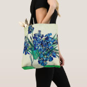 Tote Bag Irises (1890) par Vincent Van Gogh (De près)