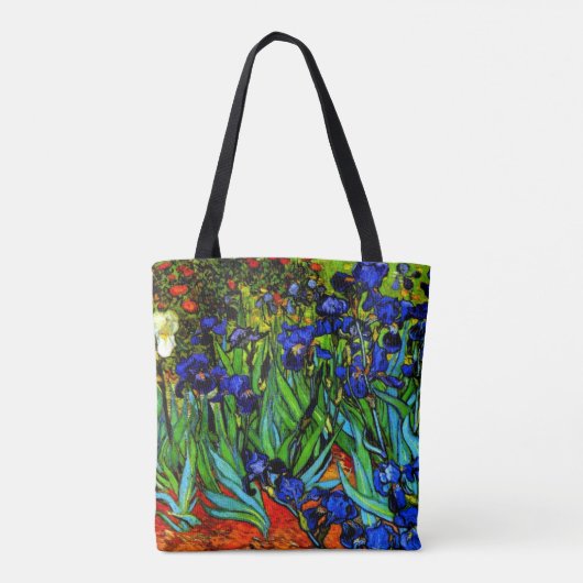 Tote Bag Irises, célèbre oeuvre de Van Gogh, (Dos)