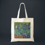 Tote Bag Irises par Vincent Van Gogh<br><div class="desc">Irises. Peint par Vincent Van Gogh en 1889. Cette image est du domaine public.</div>