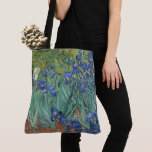 Tote Bag Irises par Vincent Van Gogh<br><div class="desc">Irises. Peint par Vincent Van Gogh en 1889. Cette image est du domaine public.</div>