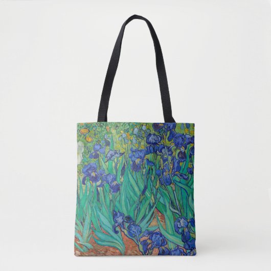 Tote Bag Irises par Vincent Van Gogh (Devant)