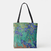 Tote Bag Irises par Vincent Van Gogh (Dos)