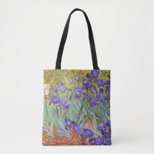 Tote Bag Irises Vincent Van Gogh Art