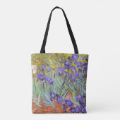 Tote Bag Irises Vincent Van Gogh Art (Dos)