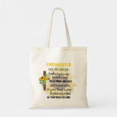 Tote Bag Irish Blessing For GODDAUGHTER - Cadeau Personnali (Dos)