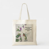 Tote Bag Irish Blessing Hummingbird Garden Inspirational (Dos)