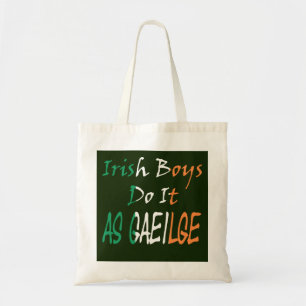 Tote Bag Irish Boys Do It Flag As Gaeilge btcnt
