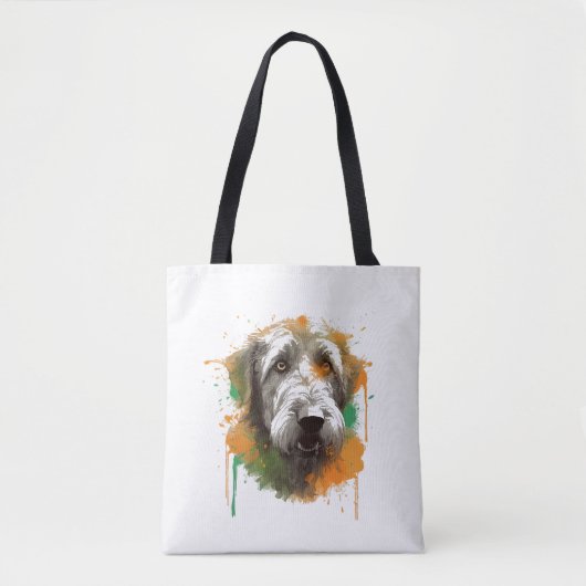 Tote Bag Irish Wolfhound (Devant)