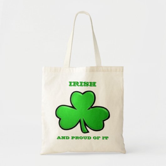 Tote Bag Irlandais et fier de lui (Devant)
