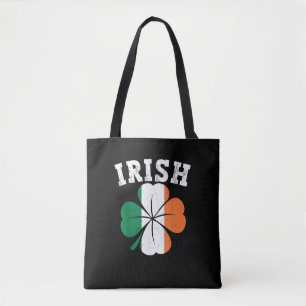 Tote Bag Irlande Shamrock Irlande Drapeau Saint Patrick Jou