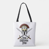 Tote Bag Iron Sharpens Fer Essentiel Inspiration chrétienne (Dos)