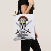 Tote Bag Iron Sharpens Fer Essentiel Inspiration chrétienne (De près)
