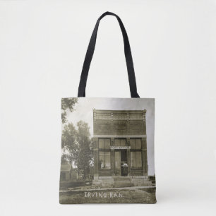 TOTE BAG IRVING KANSAS POST OFFICE PHOTO MARSHALL COUNT KS
