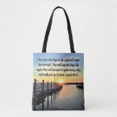 TOTE BAG ISAIAH 40:31 SCRIPTURE VERSE (Devant)