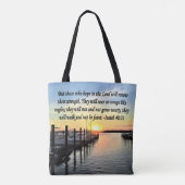 TOTE BAG ISAIAH 40:31 SCRIPTURE VERSE (Dos)