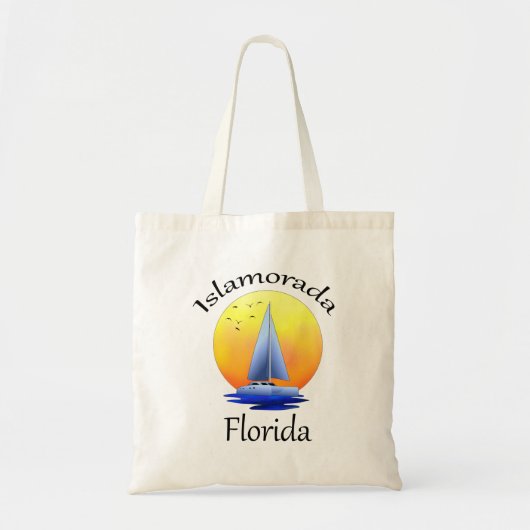 Tote Bag Islamorada Florida Keys voile (Devant)