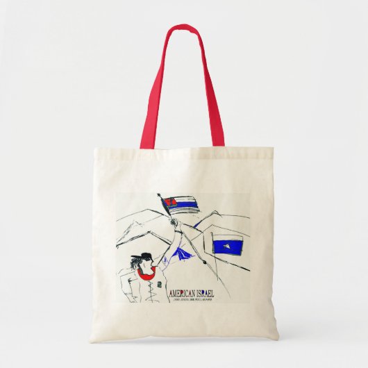 TOTE BAG ISRAËL AMÉRICAIN (Devant)