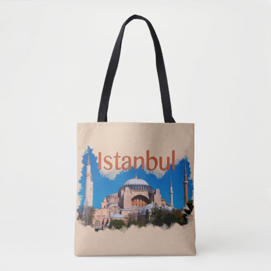 Tote Bag Istanbul : Sainte-Sophie (Devant)