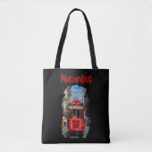 Tote Bag Istanbul : Tramway de Taksim (Devant)