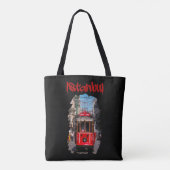 Tote Bag Istanbul : Tramway de Taksim (Dos)