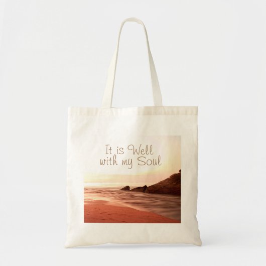 Tote Bag It is Well With My Soul, Beloved Hymn (Devant)