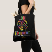 Tote Bag It’s OK to Be Different — Celebrating Neurodiversi (De près)