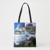 Tote Bag IT Sicilia - Etna - Cefalu' - Taormina - (Devant)