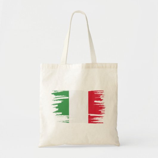 Tote Bag Italie Drapeau Art (Devant)
