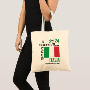 Tote Bag ITALIE ITALIE Football Nom Personnalisé 2024 Chaqu