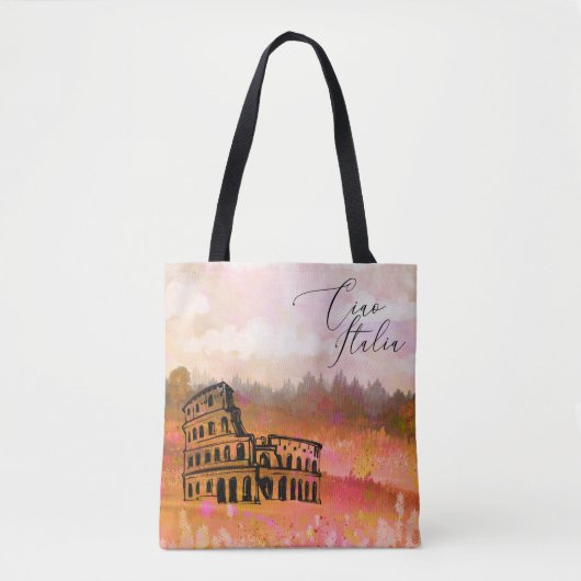 Tote Bag *~* Italie Toscane Art Paysage Colisée (Devant)