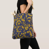 Tote Bag Italien Florentine Plats Motif (De près)